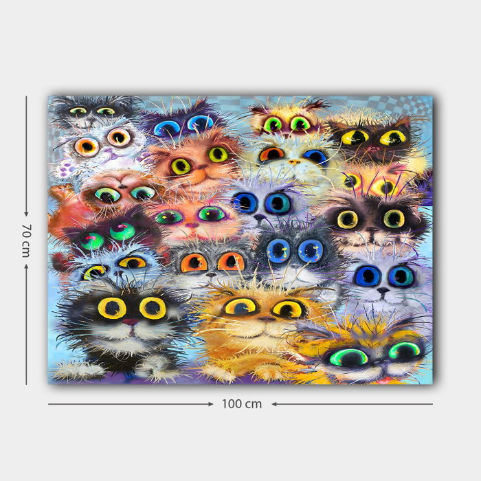Wallity Lienzo Decorativo Multicolor 70 x 100 cm